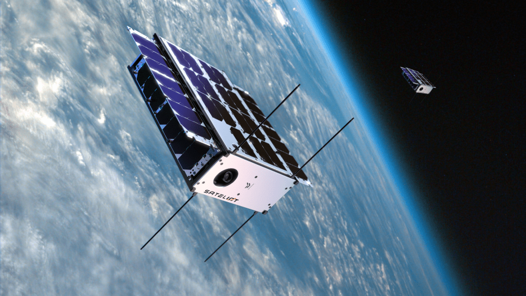 Sateliot plans to inititally connect remote Internet of Things devices but ultimately intends to also provide connectivity for off-the-grid smartphones. Credit: Sateliot.