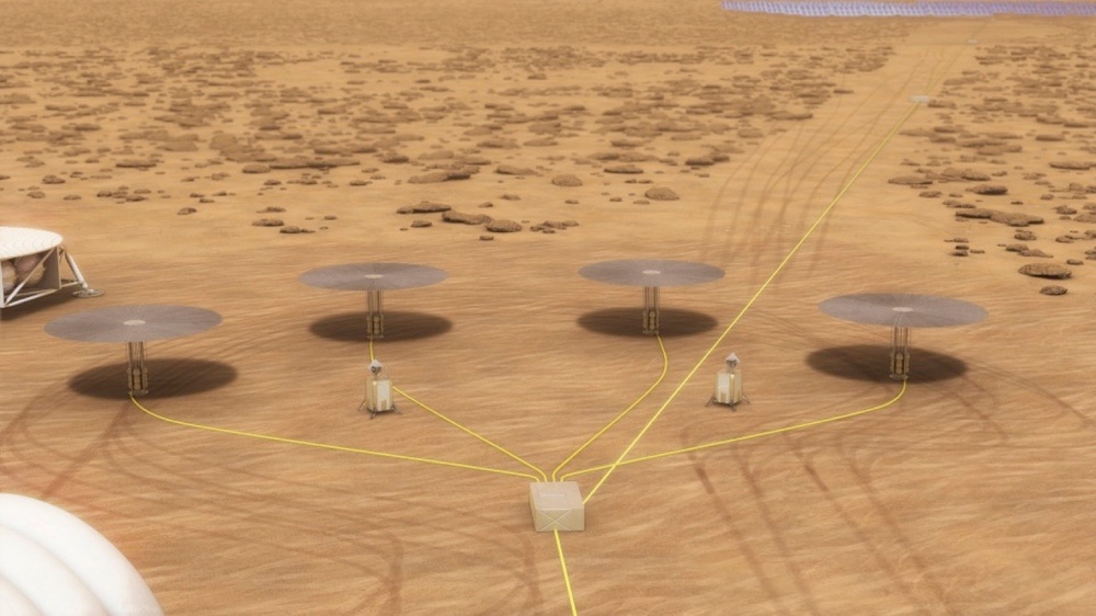 Mars fission surface power