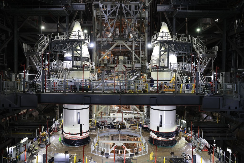 Artemis 2 boosters