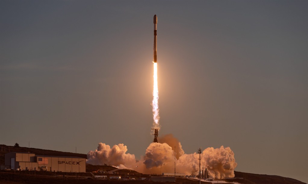 SpaceX's relentless launch cadence, such as this Feb. 23 Falcon 9 launch, and ever-expanding broadband network are helping drive deal activity across the space industry. Credit: SpaceX