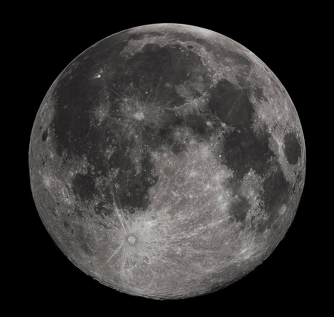 The full Moon. (Credit :  Gregory H. Revera)