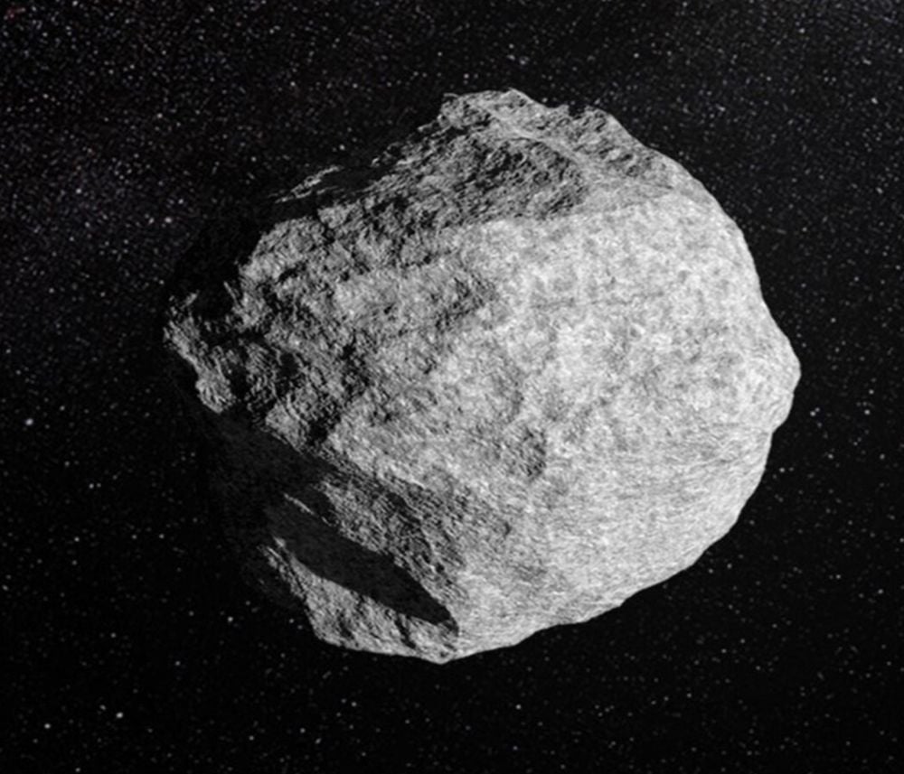 An artist's impression of an asteroid. Astronomers have discovered another member of the Arjuna asteroid group, Near-Earth Objects that follow Earth-like orbits. Image Credit: ESA