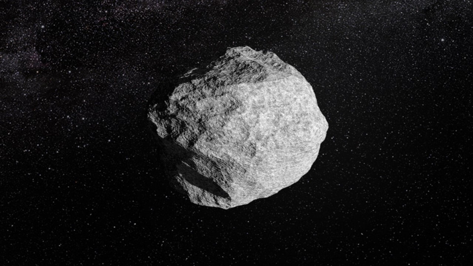 Artist's impression of an asteroid. Credit - ESA-Science Office
