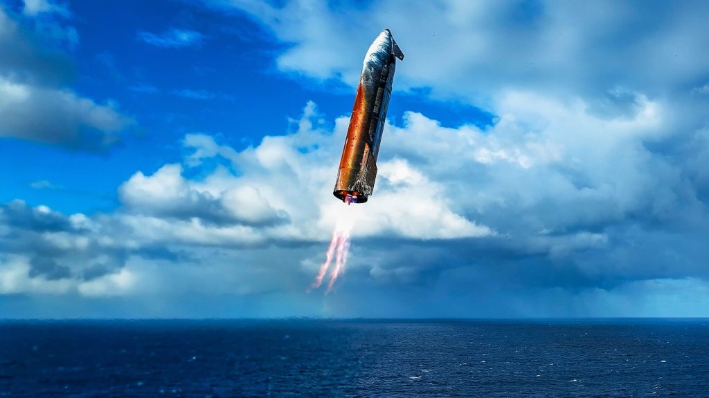 Starship flight 10 landing