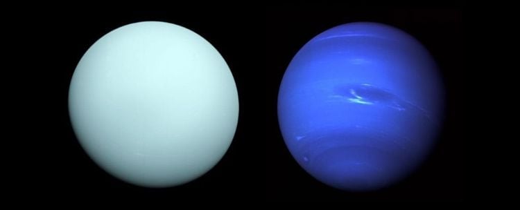 Uranus and Neptune. Credit: NASA