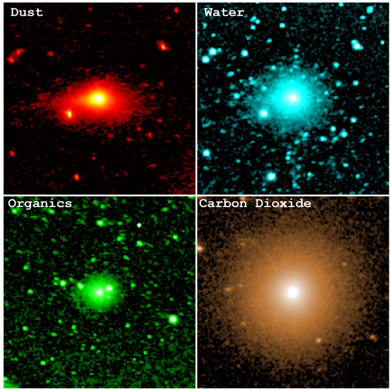 PIA26720_SPHEREx_3I_4panel_colorized_20260210_234304.png
