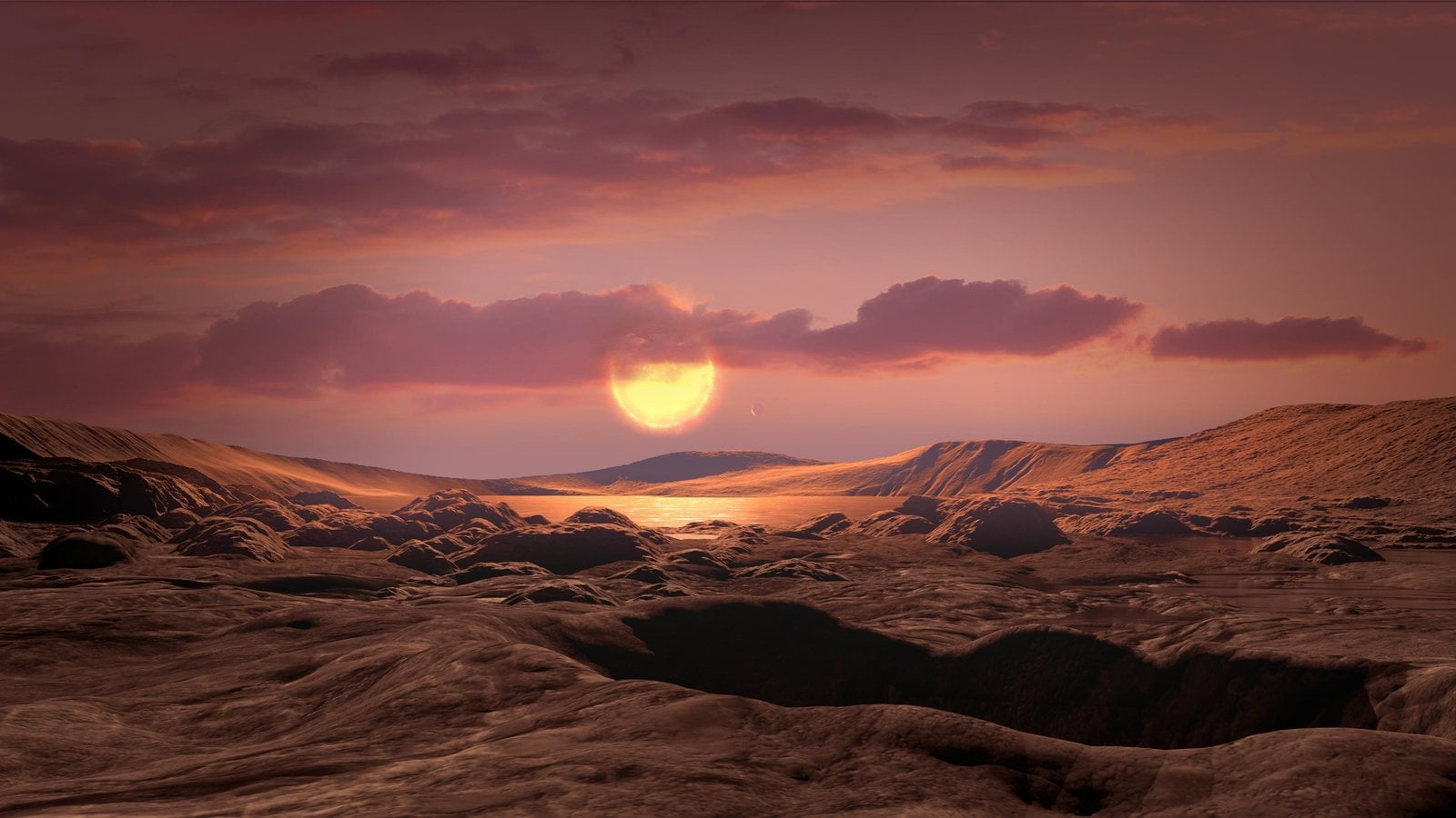 Artist's impression of exoplanet Kepler 1649c. Credit - NASA/Ames Research Center/Daniel Rutter