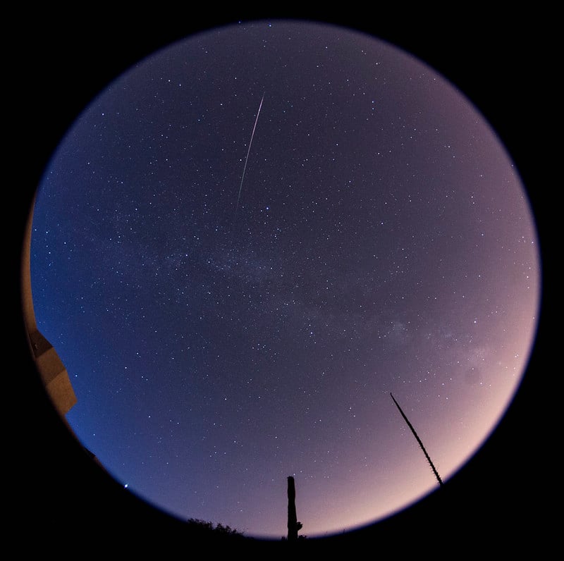 A 2017 Eta Aquariid. Credit: Elliot Herman.