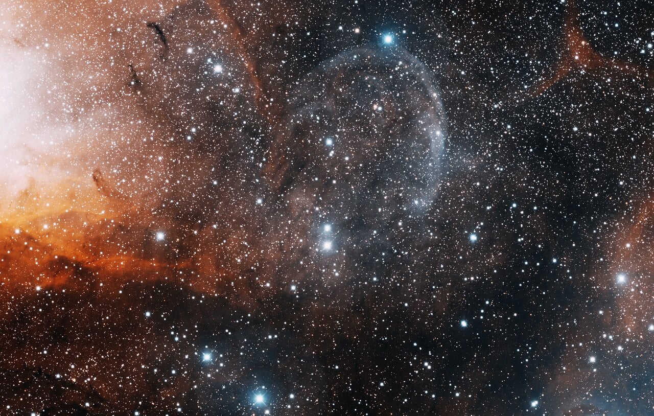 Cygnus X-1 binary star system, as captured by the MOSAIC camera. Credit - T.A. Rector (University of Alaska Anchorage) and H. Schweiker (WIYN and NOIRLab/NSF/AURA)