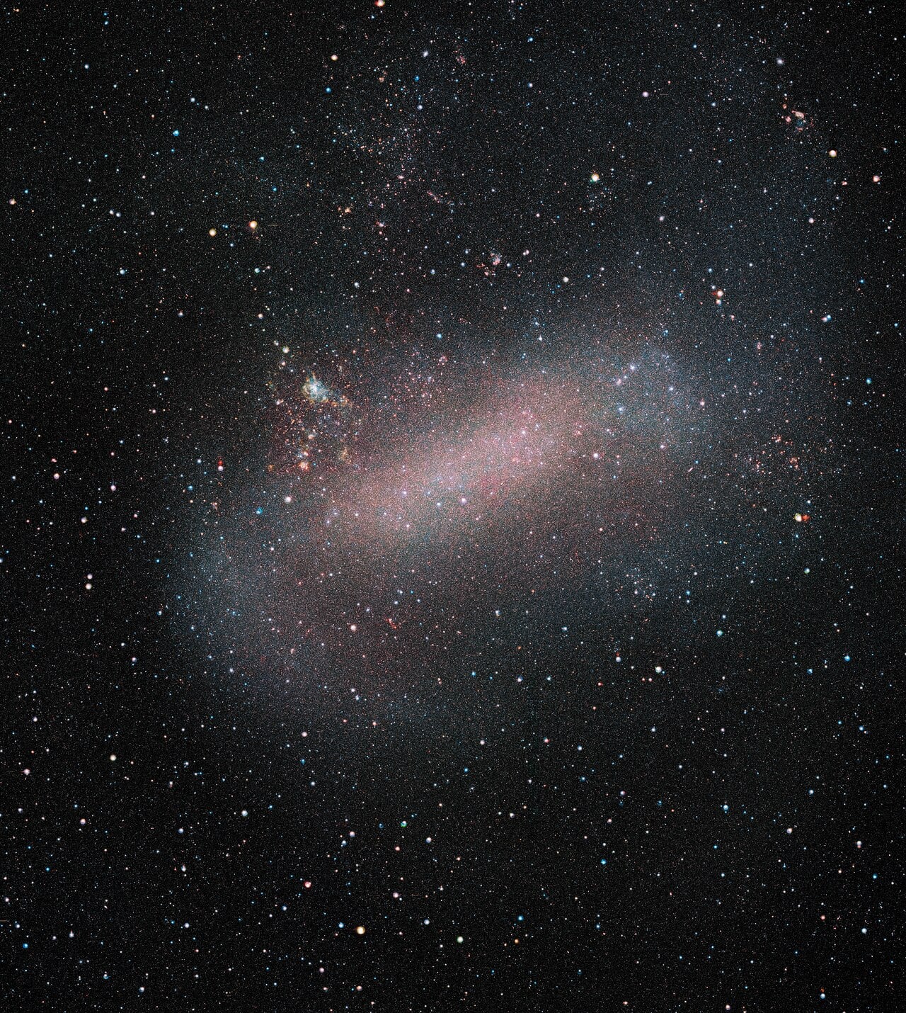 The Large Magellanic Cloud has just been weighed using pulsar timings (Credit: ESO)