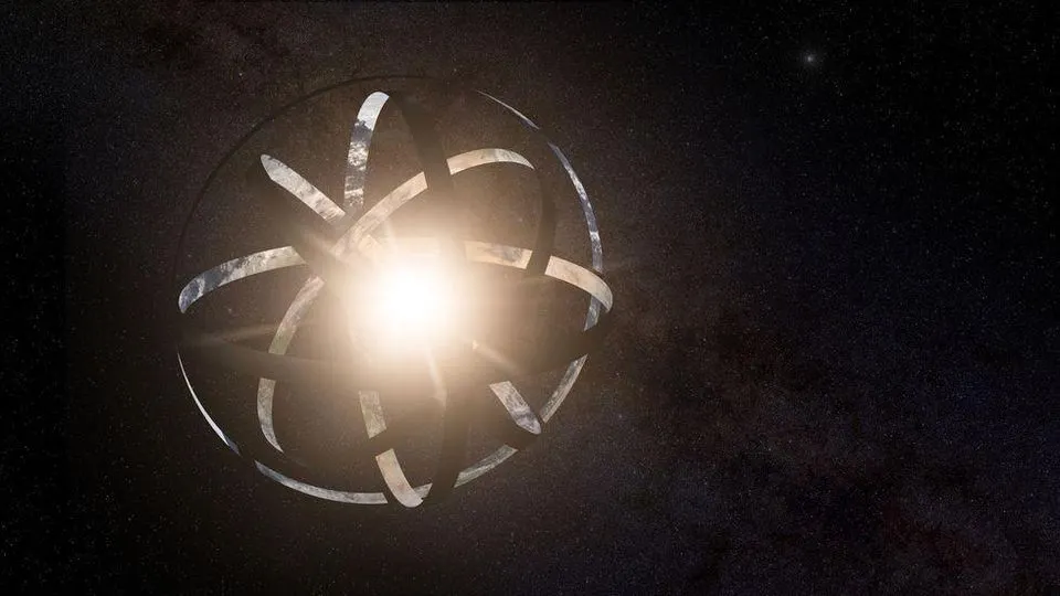 Artist's impression of a Dyson Structure, a classic example of a Type II Civilization on the Kardashev Scale. Credit: Kevin Gill/ Wikimedia Commons