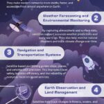 Space Satellites Infographic