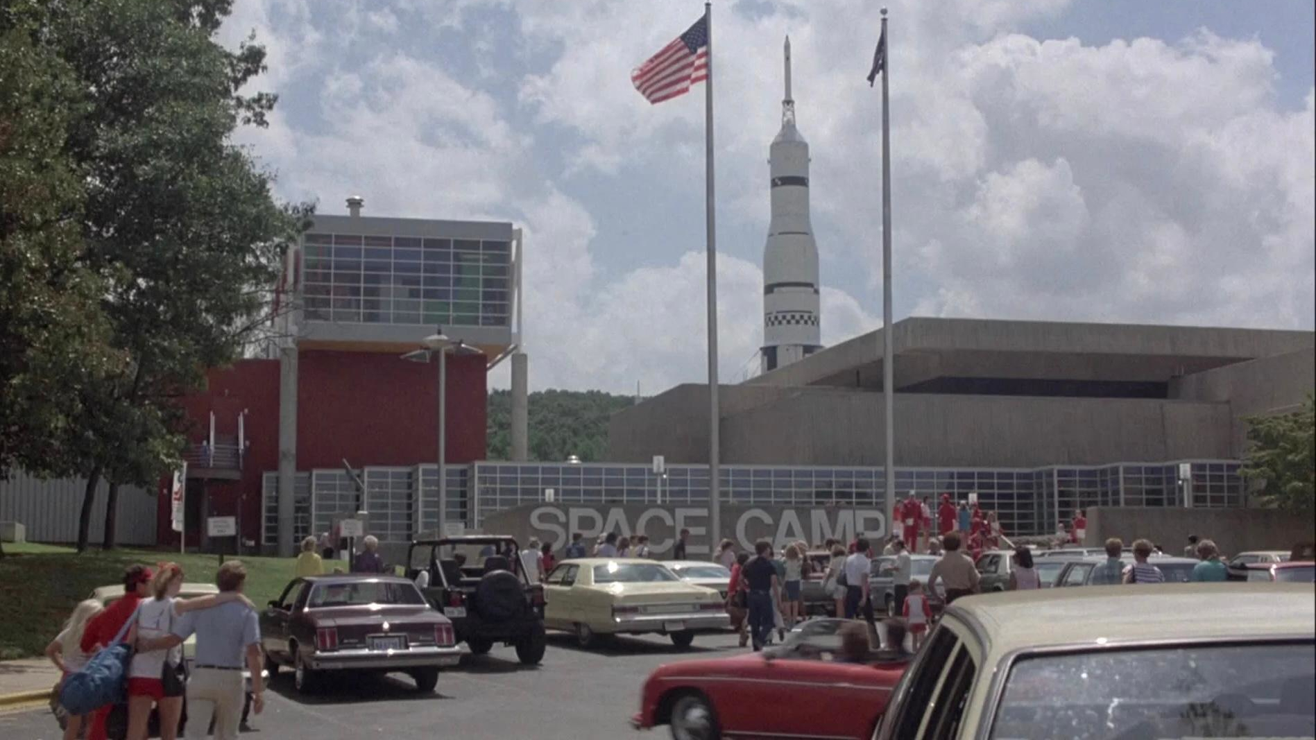 Screenshot from the 1986 space movie SpaceCamp.