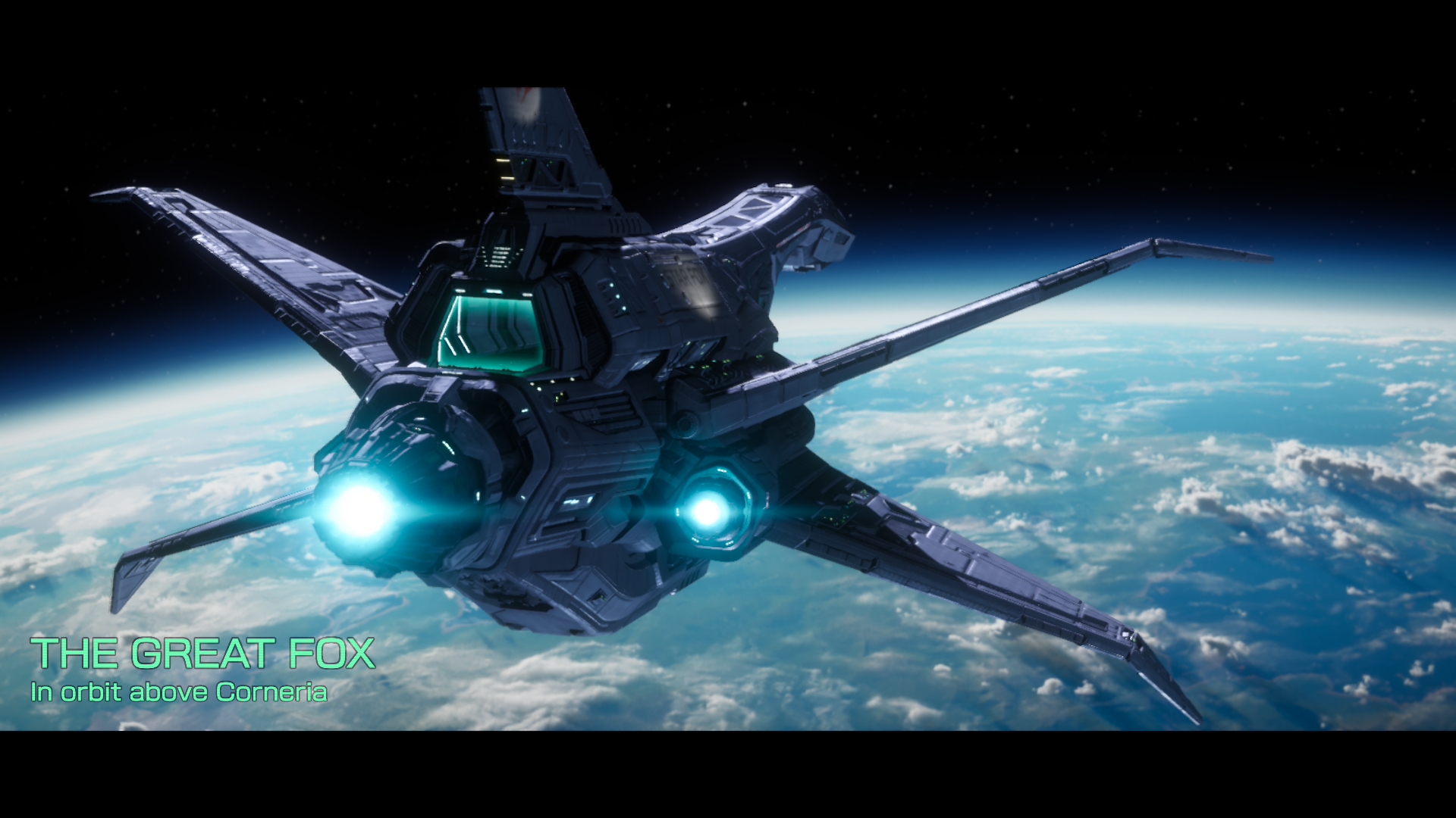 Screenshot from sci-fi video game 