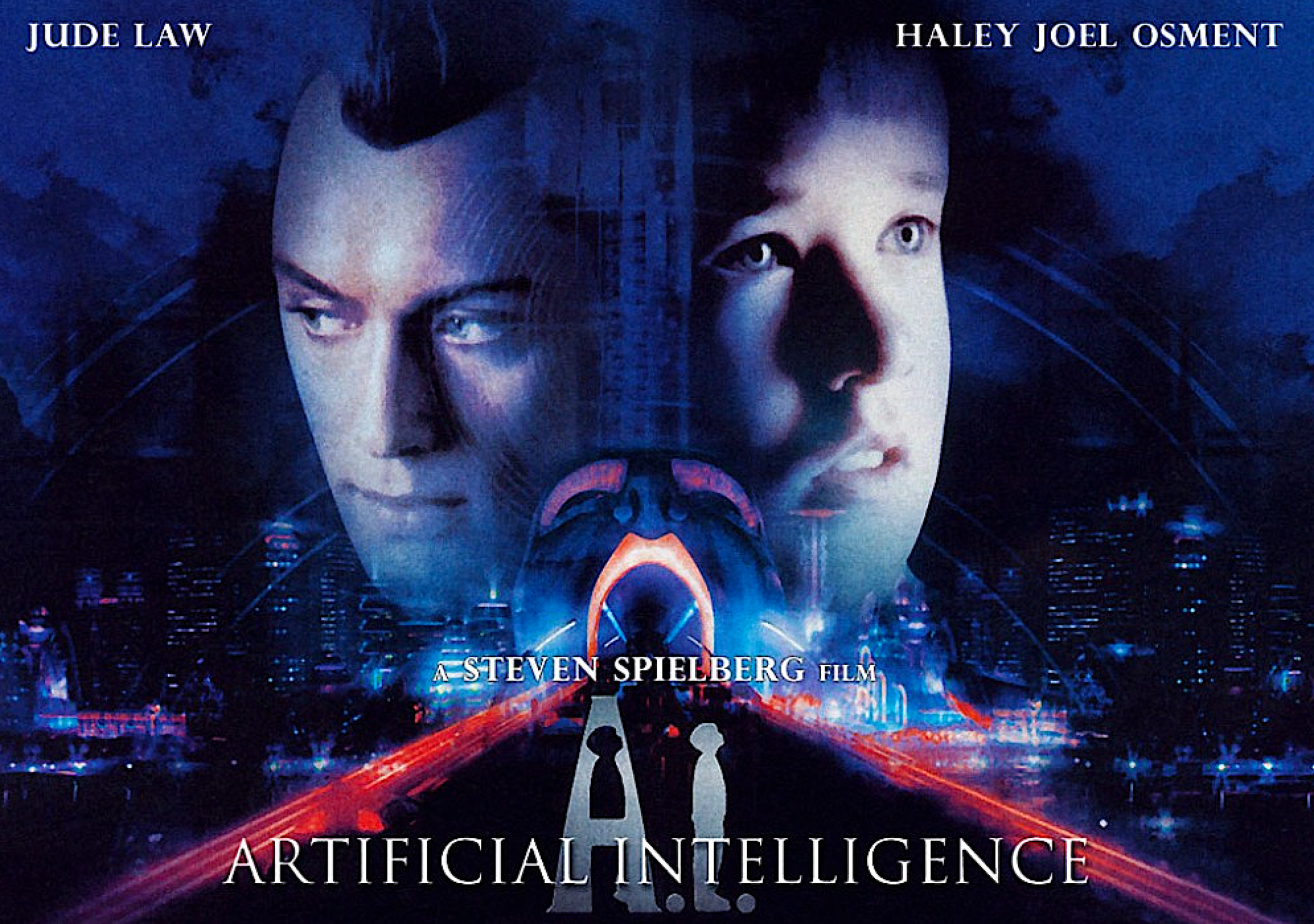 a vivid movie promo banner for a sci-fi film