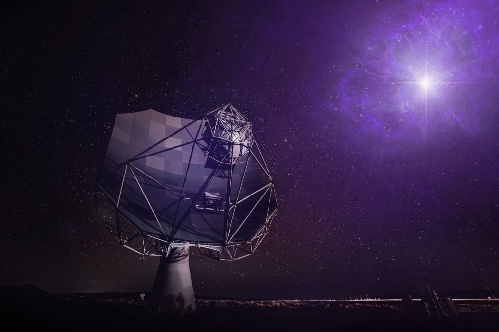 Composite image featuring astrophotography by Alin Sosnovic along with more detailed radio data of the Crab Nebula collected by the NSF VLA.
Credit: NSF/AUI/NSF NRAO/A.Sosnovici/M.Weiss