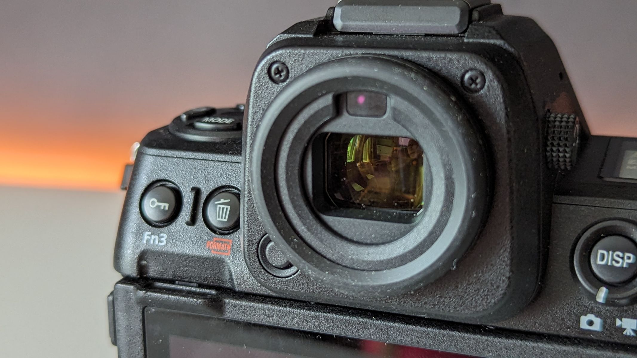 Nikon Z8 on a white table