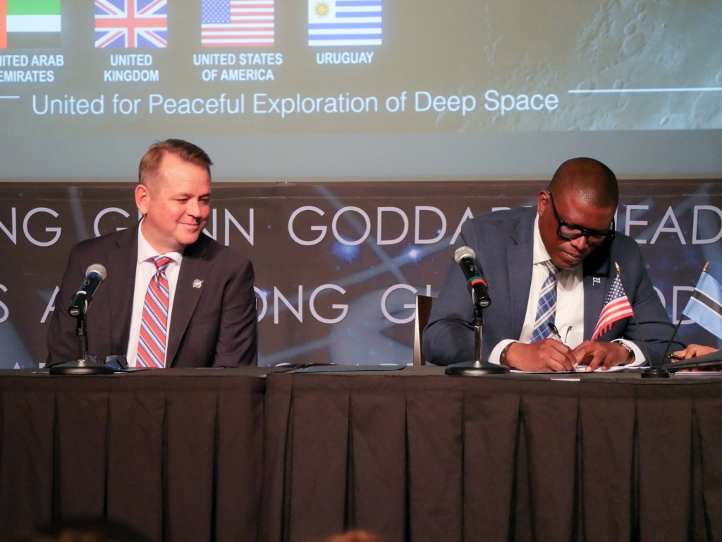 Botswana Artemis Accords signing