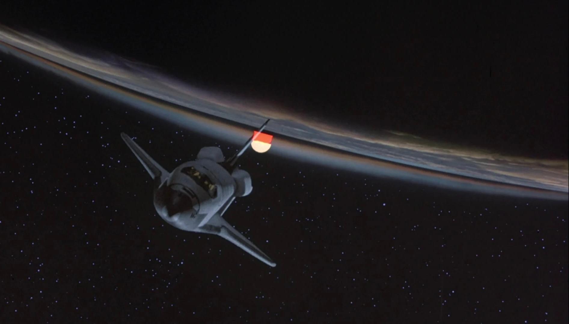 Screenshot from the 1986 space movie SpaceCamp.