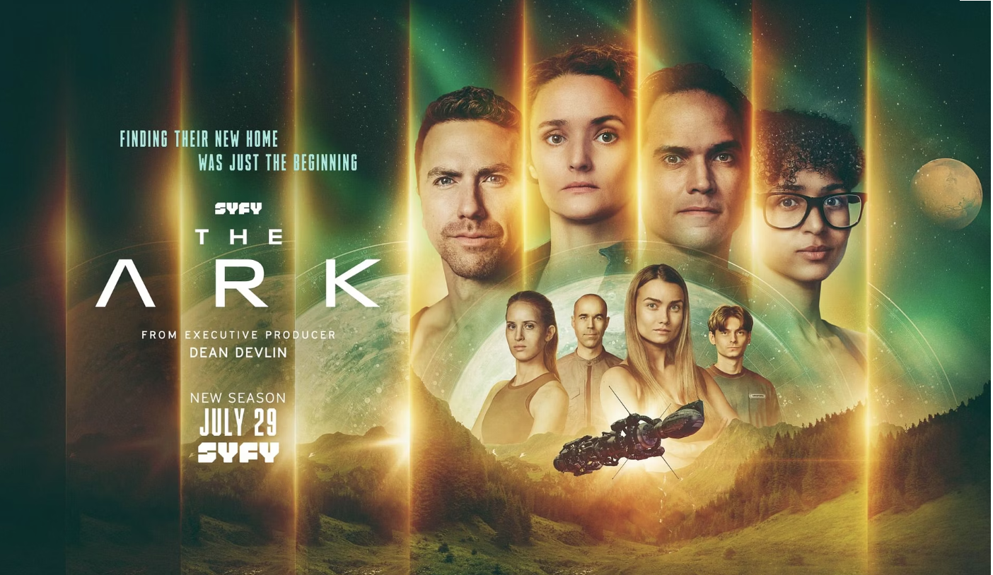 a banner poster for a sci-fi survival TV show
