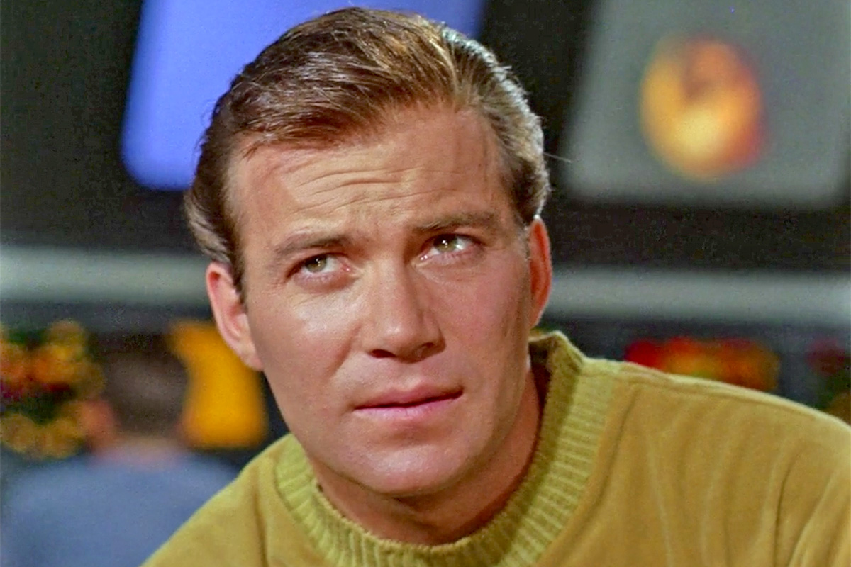 William Shatner as James T. Kirk in "Star Trek: The Original Series"