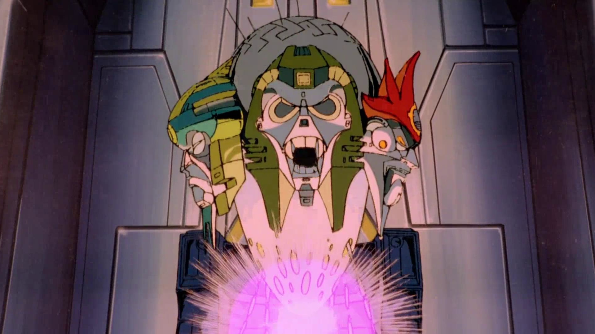 Screenshot from the 1986 animated sci-fi movie 