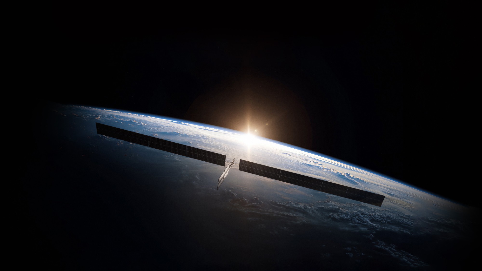 A rendering of one of SpaceX's planned 