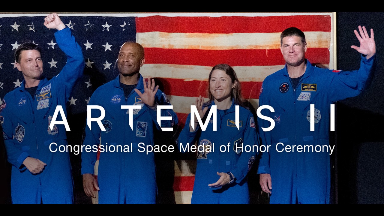 Artemis II Congressional Space Medal of Honor Ceremony - YouTube