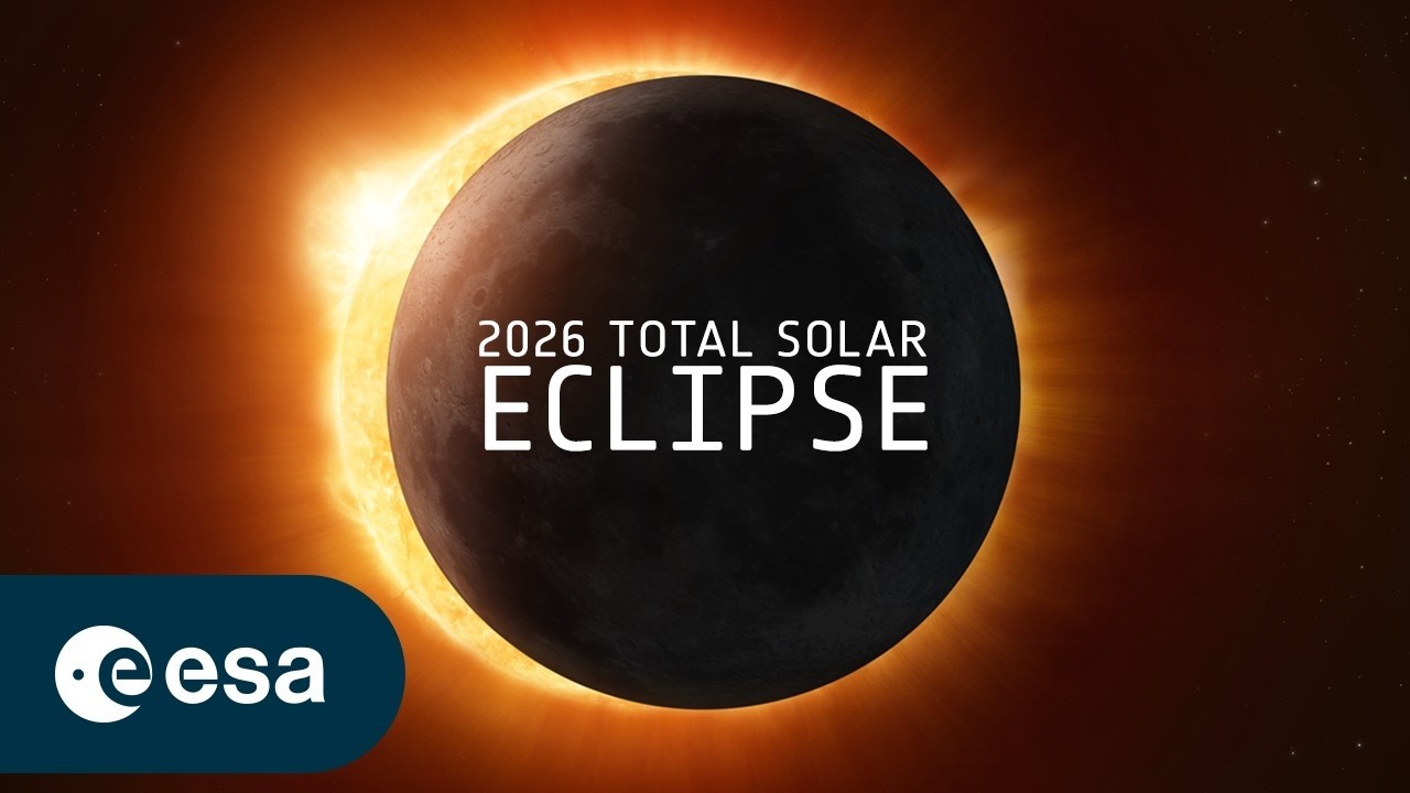 Total solar eclipse 2026: Telescopic feed (Official ESA broadcast) - YouTube