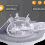 One possible technology for building habitats on the Moon and Mars involves 3D printing from local resources (Credit: ESA)