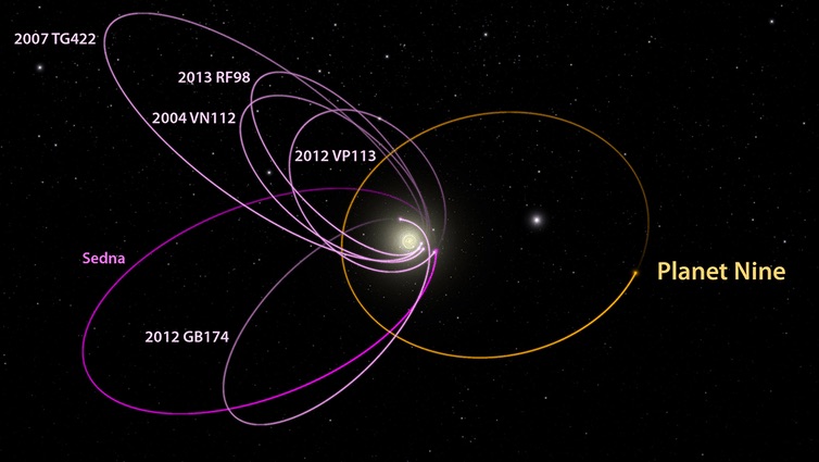 a series of concentric rings on a starry background