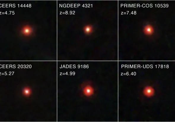Little Red Dots are extremely compact objects recently observed by NASA's James Webb Space Telescope. Credit: NASA