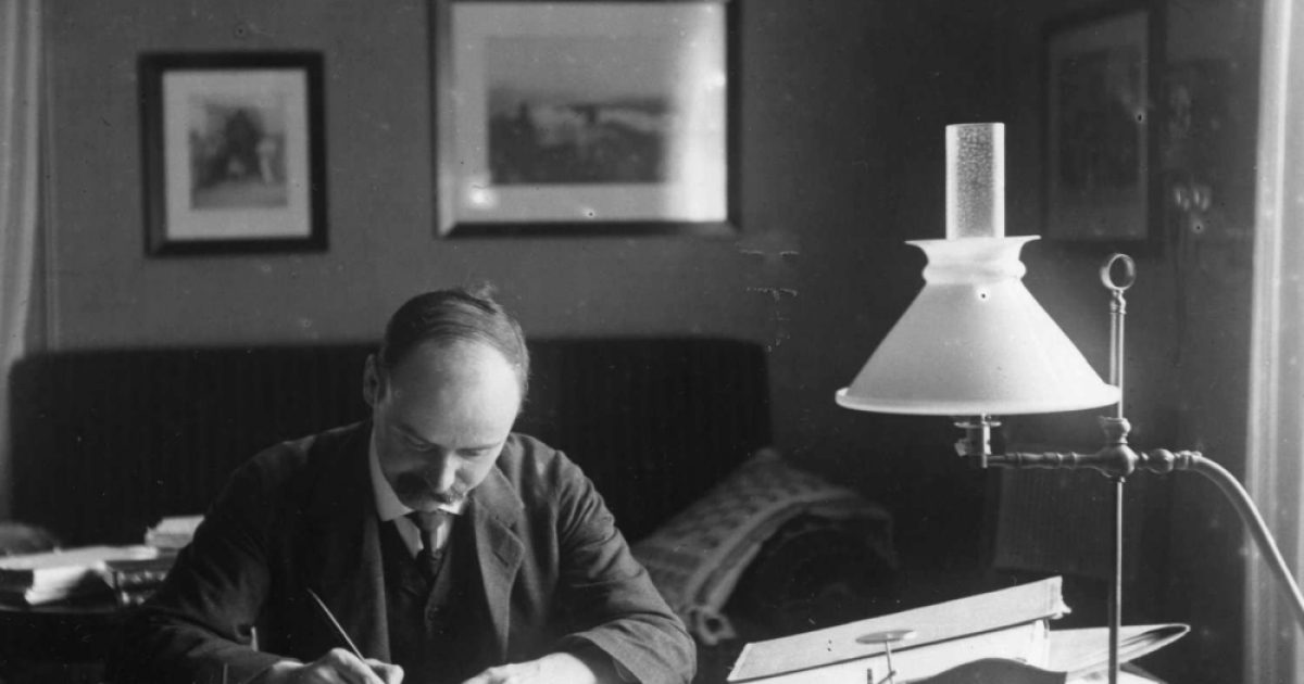 Karl schwarzschild in his working place e1759973951707