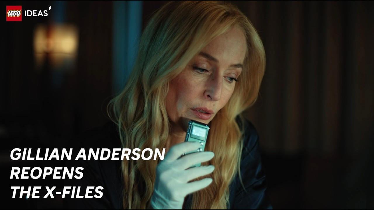 Gillian Anderson reopens the X-Files | LEGO® Ideas | The LEGO Group - YouTube