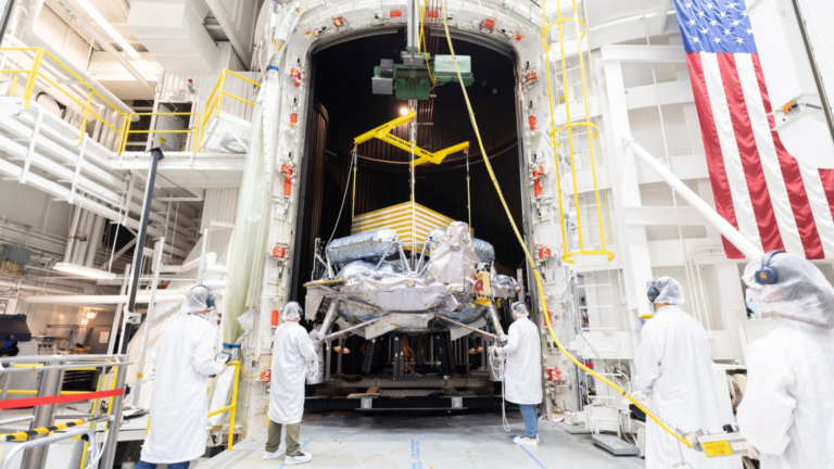 The Griffin-1 lunar lander gets tested at NASA JPL.